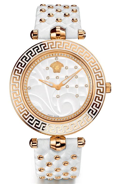 versace vk7010013 womens vanitas rose gold ion plated interchangeable straps|Versace VK7010013 Vanitas Rose Gold Ion.